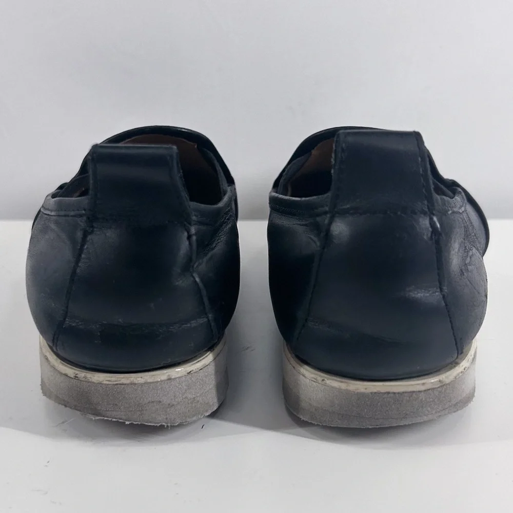 Everlane The Leather Street Shoe Black Slip On Sneakers Size 7.5
